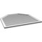 Ekena Millwork Octagonal Top Surface Mount PVC Gable Vent w/ 2"W x 1-1/2"P Brickmould Frame, 40"W x 38"H GVPOT40X3802SF - alternate 5